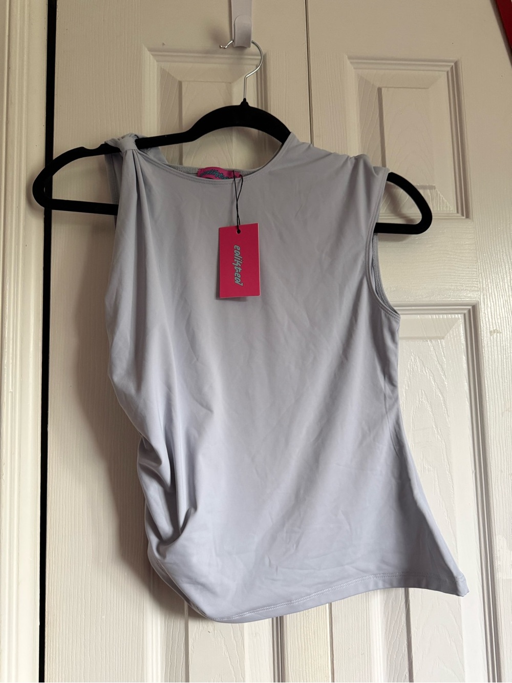 Edikted Light blue Shoulder Sleeveless Tank